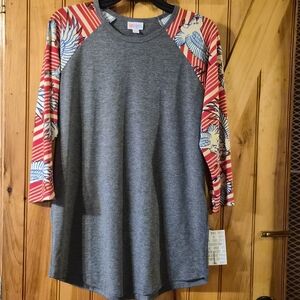 LuLaRoe Heather Gray Top
